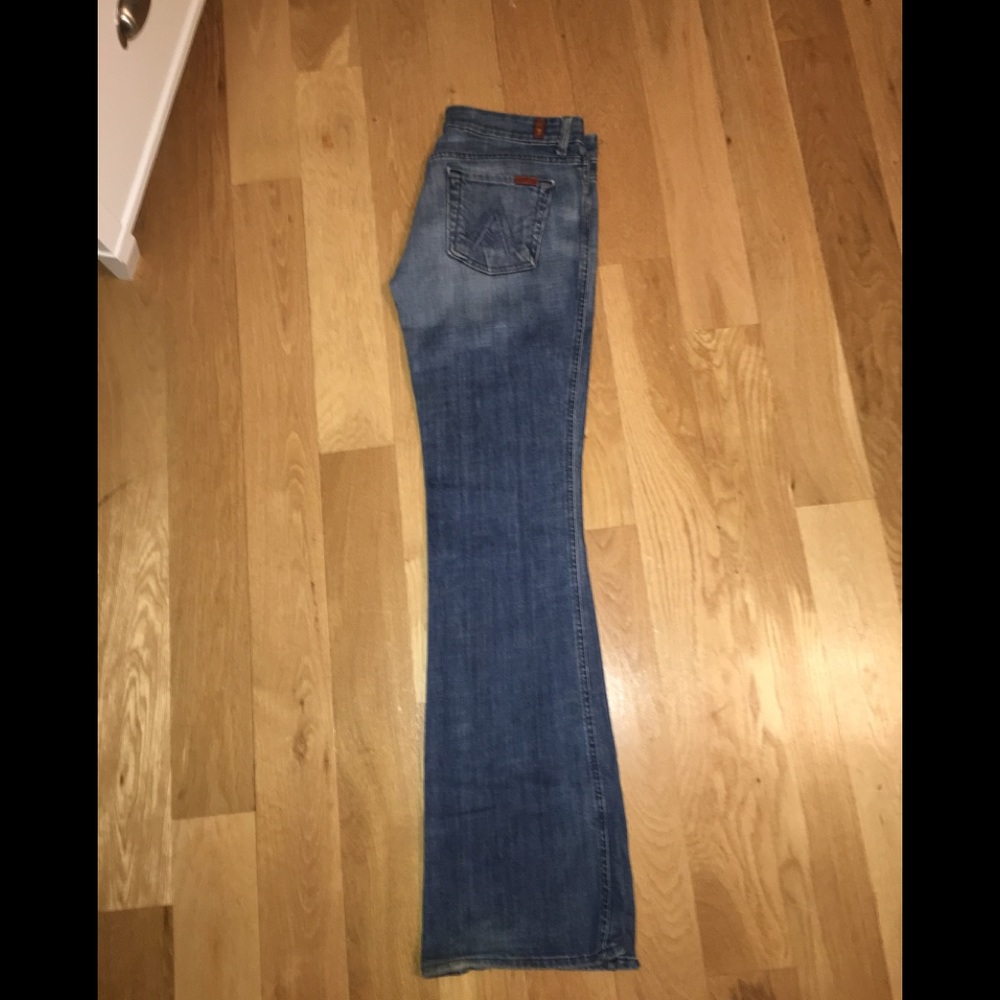7FAM A pocket flare leg jean